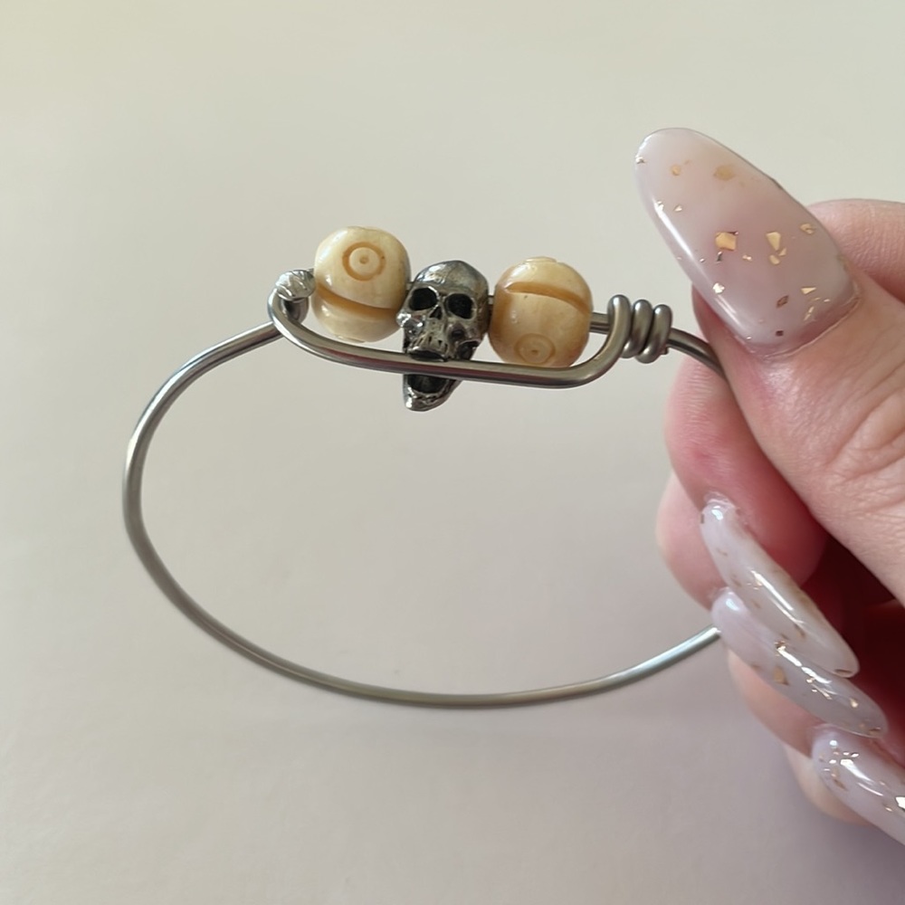 Metal Skull Bracelet